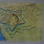 Modell von Xanten mit Zitadelle